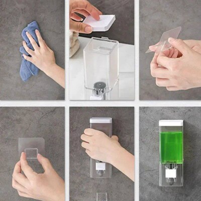 Non-punching Manual Press Soap Dispenser Wall Hanging Tracel