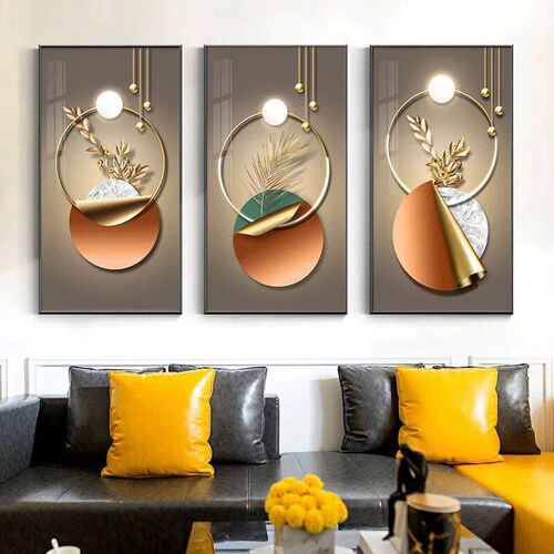 Abstract geometric  Art Paintings for Living Room Bedroom Po