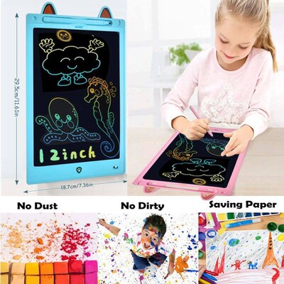 New 8.5  /12  Drawing Board LCD Writing Tablet For Kids Mont