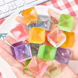Squishy Square Ball Toy Sss Fidget Cube Ice Shape