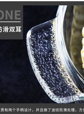 Transparent salad bowl special glass bowl household large