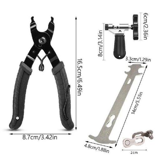 Stainless Steel Bike Chain Repair Tool 3 Size Magic Link