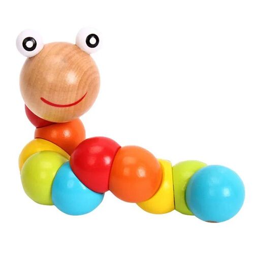 New Worm Twist Puppet Cognition Fun Educational Toys Changea
