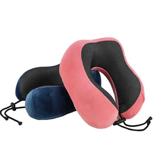 2024 New Soft Travel Pillow U Shaped Travel Healthcare Memor