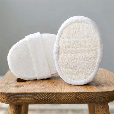 natural luffa bath brush,  bath rubbing back brush丝瓜沐浴刷
