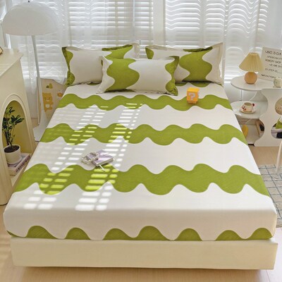 soft bed sheets fitted sheet cotton pillow cases 床笠 枕套