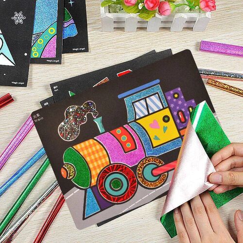 DIY Magic Transfer Painting Crafts Kids Arts And Crafts Educ