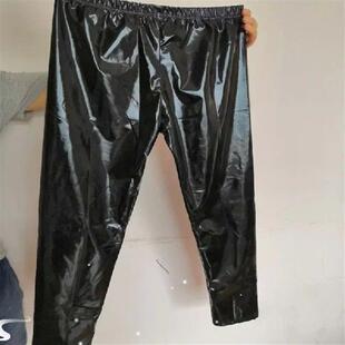 PU Leather Thin Pants Black Leggings Shinny Summer New High