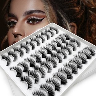 8/20/40 pairs eyelashes 8-25mm fake Eyelashes Mink Eyelashes