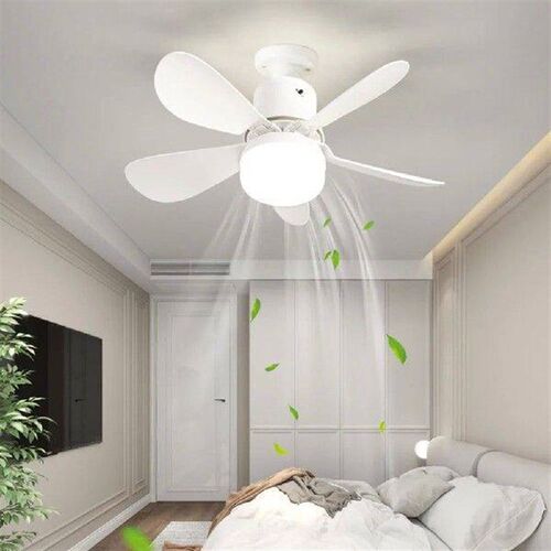 30W LED Bulb Ceiling Fan Remote Control Modern LED Ceiling