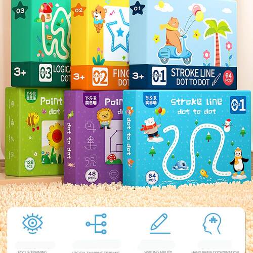 Children Montessori Toys Educational Math toys Drawing Table