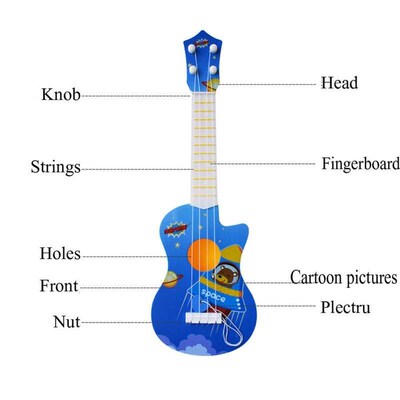 Mini Four Strings Ukulele Guitar Musical Instrument Children