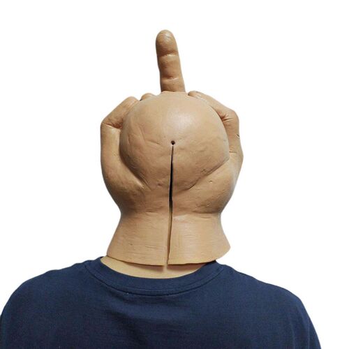 Creative Personality Despises Vertical Middle Finger Latex M
