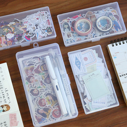 Transparent Plastic Storage Box Organizer ers Box Desktop Co