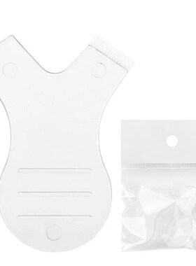 Eyelash Brushes 10 Pcs Reuseable Plastic Clean Comb Y Shape