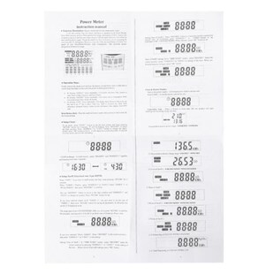 Easy to Read Electricity Usage Meter Household Kilowatt Wat
