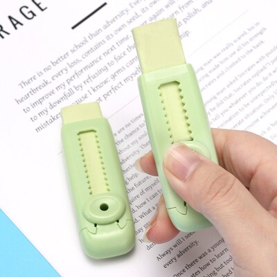 rubber pen student pencil eraser sliding推拉橡皮擦