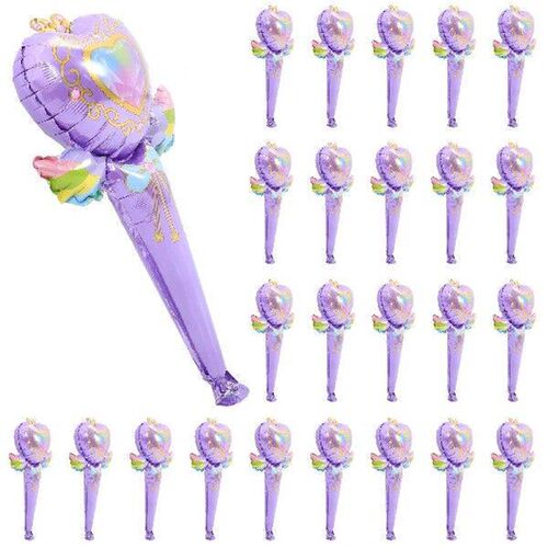 50 Pcs Cartoon Inflatable Fairy Wand Bride Balloons