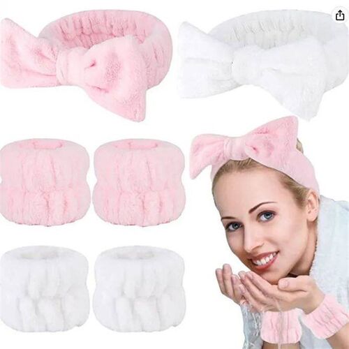 Sponge Headbands for Women Girls Puffy Hair Band Makeup Bubb