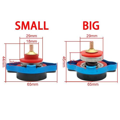 Small and Big Head Thermost Radiator Cap Tank ver Water Temp