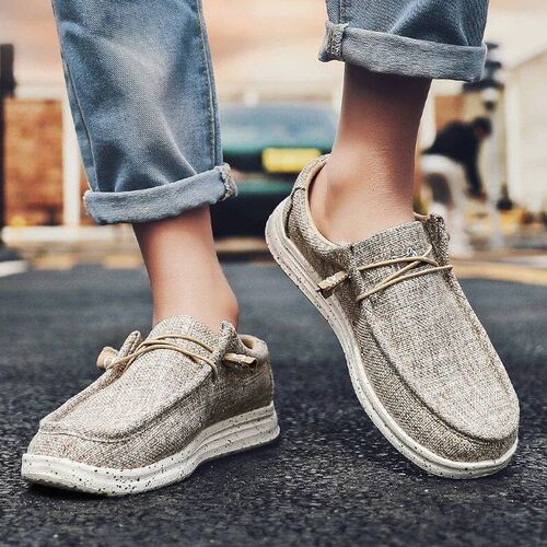 Large Size Outdoor Mens Casual Denim  Shoes Vulcanize Shoes