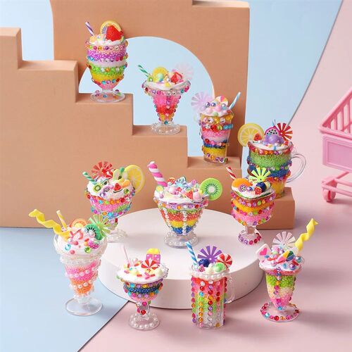 Children Ice Cream Mini Cup Handmade Toy Dessert Party  Crea