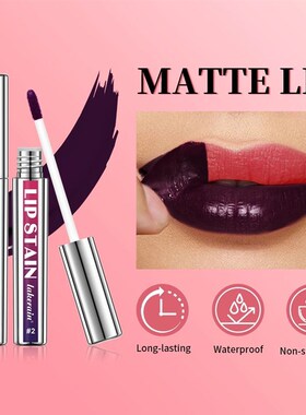 Lip Stain Peel Off Korean Matte Lip Tint Liquid Lipstick 24