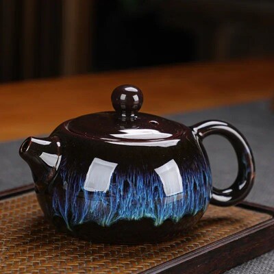 Ceramic Tea Pot and Cup Set Teaware Kung Fu Tea Set Jun Kiln