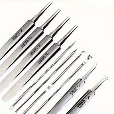 7pcs 1set Acne Blackhead Removal Needles Pimples Blackhead C