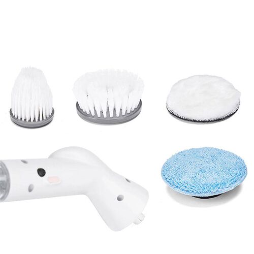 Electric Rotary Scrubber, Cordless Shower Cleaning Brush, Ad