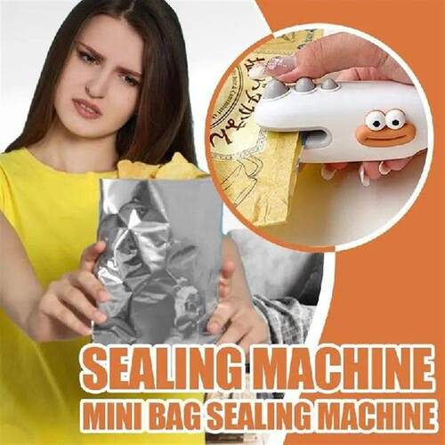Small Bag Sealing Machine 2 In 1 Sealer And Cutter With