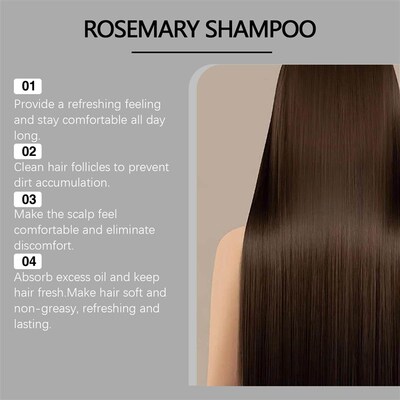 HOEGOA Rosemary Nourishing Care Shampoo Deeply Cleanses Scal