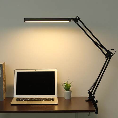 NEW Metal retro clip long arm LED table lamp desk lamp