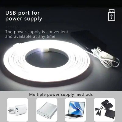 LED Strip Neon Light USB DC 5V Dimmable Touch Sensor Switch