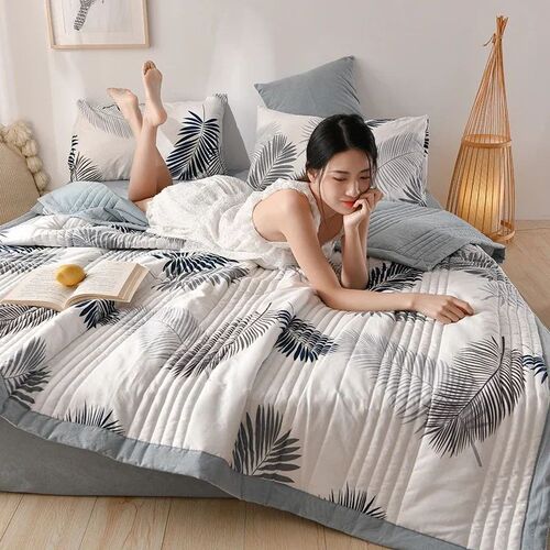 Duvet for Summer Double Bed Linen Quilted Bedspread 150X200