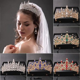 rendy Wedding Luxury Hair Accessory Crystal Rhinestone Crown