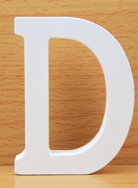 8 CM Letras Decorativas Grandes White Wooden Letters Home De