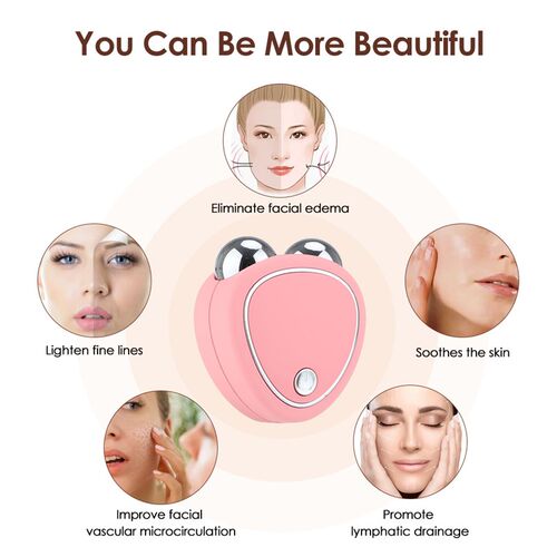 EMS Microcurrent Facial Massager Face Lift Machine Roller