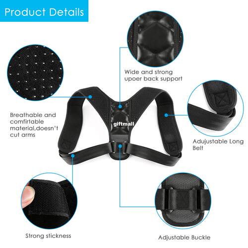Body Wellness Posture Corrector Adjustable To All Body Sizes