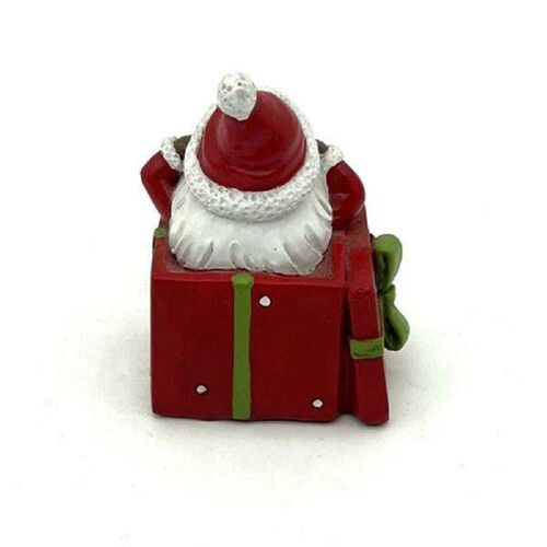 Santa Claus Small Gift Box Micro-Landscape Resin Handicraft