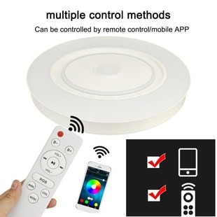 300W 50cm Modern RGB LED Ceiling Lights Home Lighting APP bl