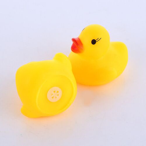 10pcs/lot Cute Baby Kids Squeaky Rubber Ducks Bath Bathe Roo