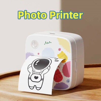 Dolewa D2 Label Maker Printer Portable Printer Cartoon Cat T