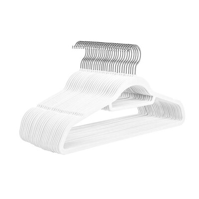 Velvet Clothes hangers for Coats Pants Dress Home Closet衣架