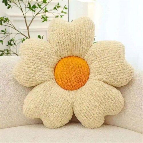 Flower Cushion Colorful Flower Shape Throw Pillow for Sofa