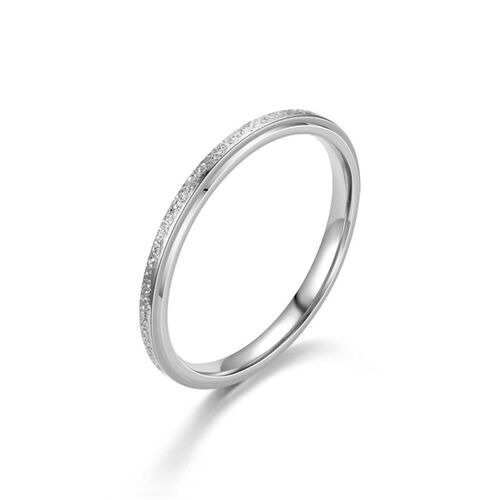 20Year Romantic Simple Matte Couple Rings New Arrivals in Ja