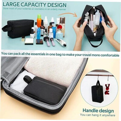 Travel Mens Toiletry Bag Women Cosmetic Necessaire Case
