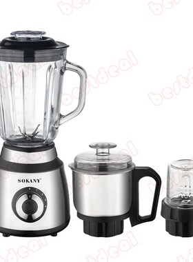 3 in 1 blender mixer juicer machine food grinder 英文榨汁机