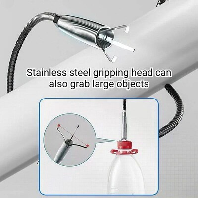 Hand Pinch Cleaning Sewer Pipe Plunger Hand Pinches Four Cla