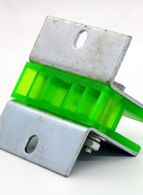 适用于OTIS西子奥的斯 对重导靴 西奥滑动副轨导靴 空心轨 绿色